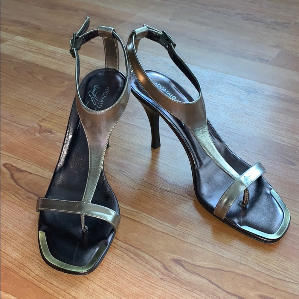 Donald J. Pliner | Bronze Metallic Heels